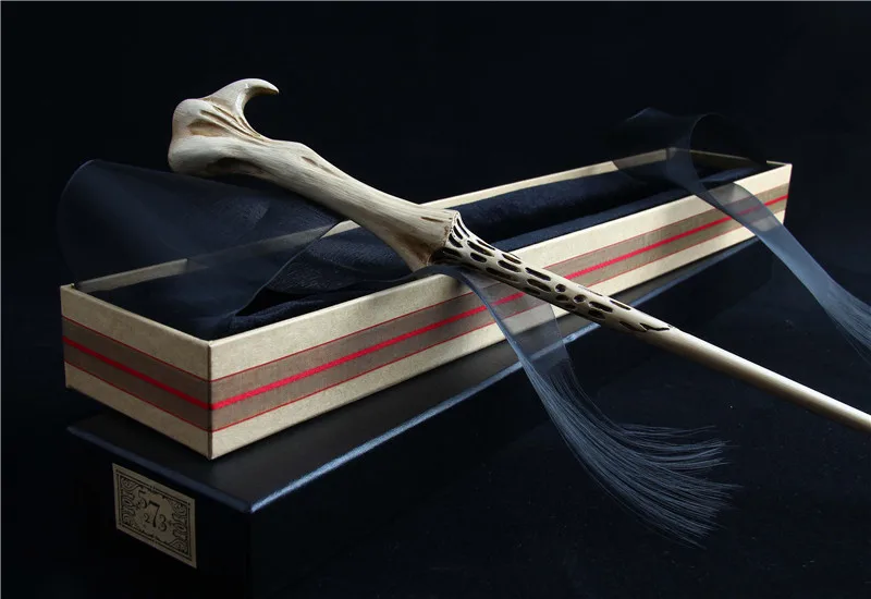 

2019 High Collection Harry Gellert Grindelwald Magic Wand Metal Core Ribbon Box Magic Wand Hogwarts Free Train Ticket