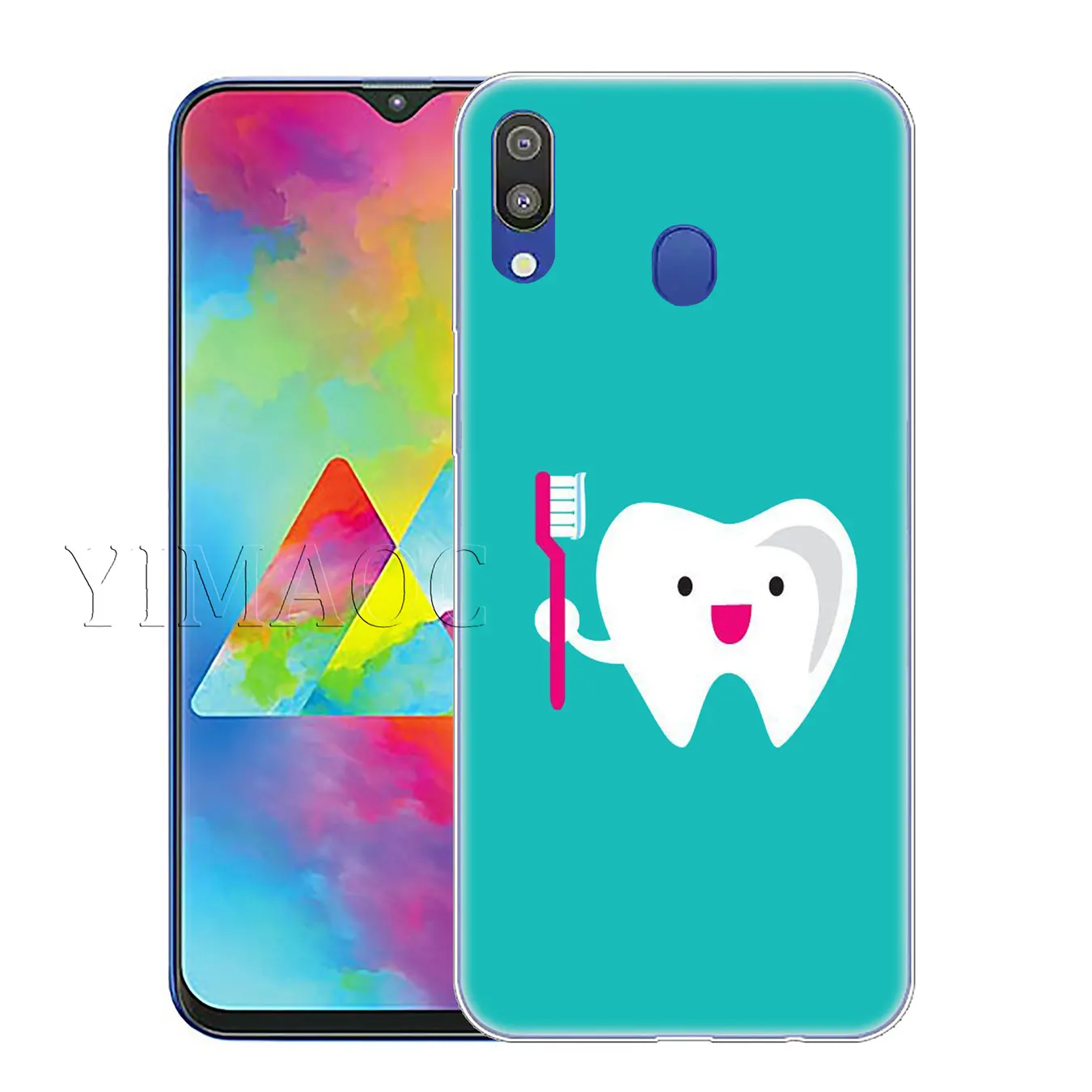 YIMAOC милые зубов Стоматолог зуб LoveClear мягкий чехол для Samsung Galaxy A70 A60 A50 A40 A30 A20 A10 M10 M20