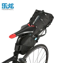Roswheel Bike Bag 10L Nylon Waterproof Bicycle Saddle Bag Rear Tail Bags Cycling Rear Seat Bag Bike Accessories Bolso Bicicleta