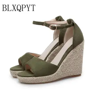 Blxqpyt plataforma de tobillo de punta abierta sandalias sandalias 