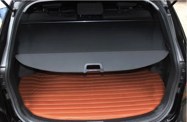 Для hyundai Santa Fe Sport 2013- алюминиевый+ брезентовый задний Чехол для багажника, защитный экран, тенты, аксессуары
