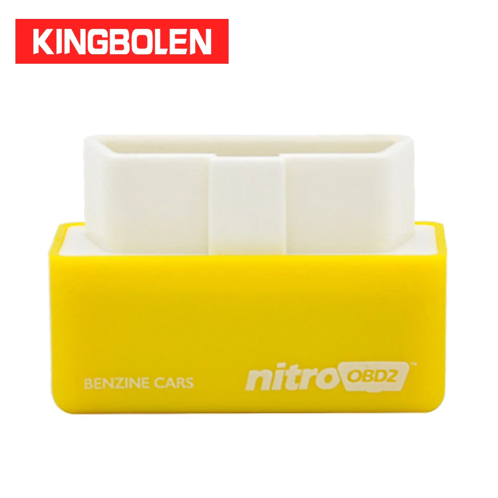 

NitroOBD2 Gasoline Cars Full Chip Tuning Box More Power/Torque Nitro OBD2 Benzine Plug and Drive Increase Engine