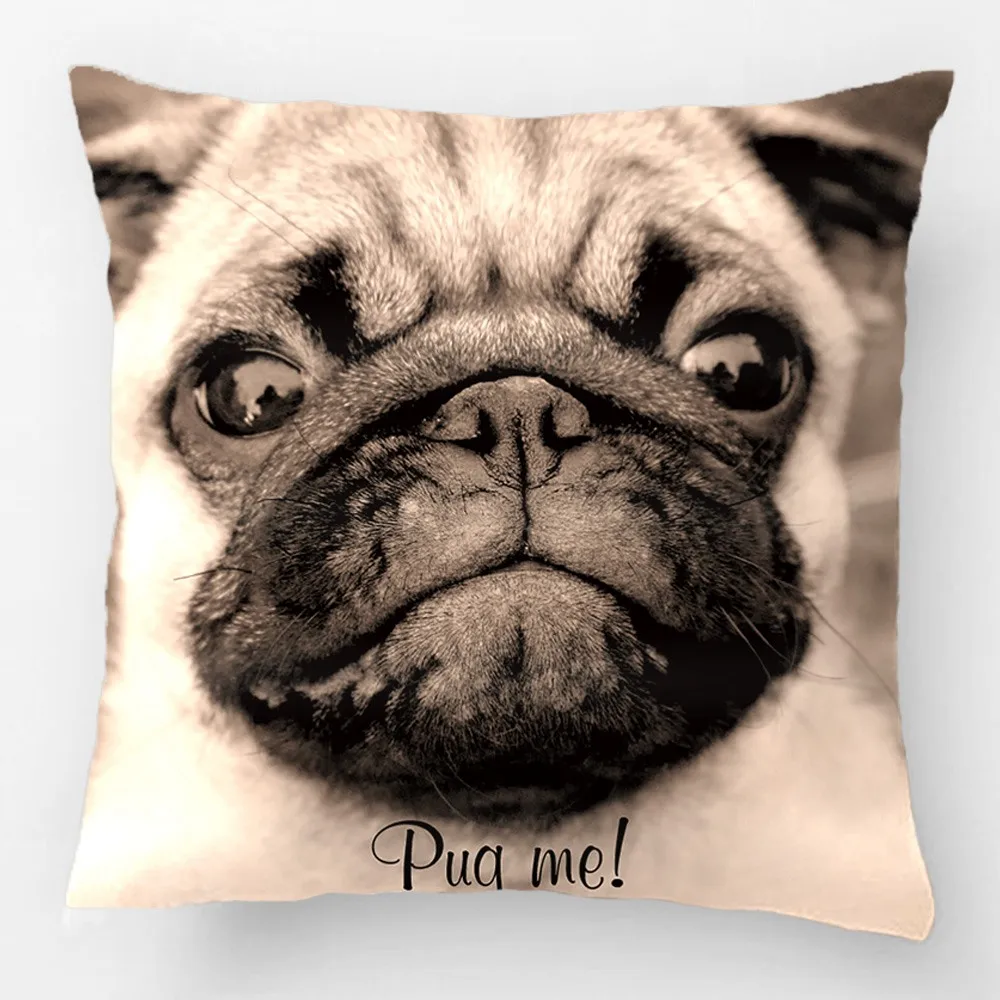 Pug Me Throw Pillow Case Wedding Decorative Cushion Cover Customize Gift By Lvsure For Car Sofa Seat Pillowcase | Дом и сад