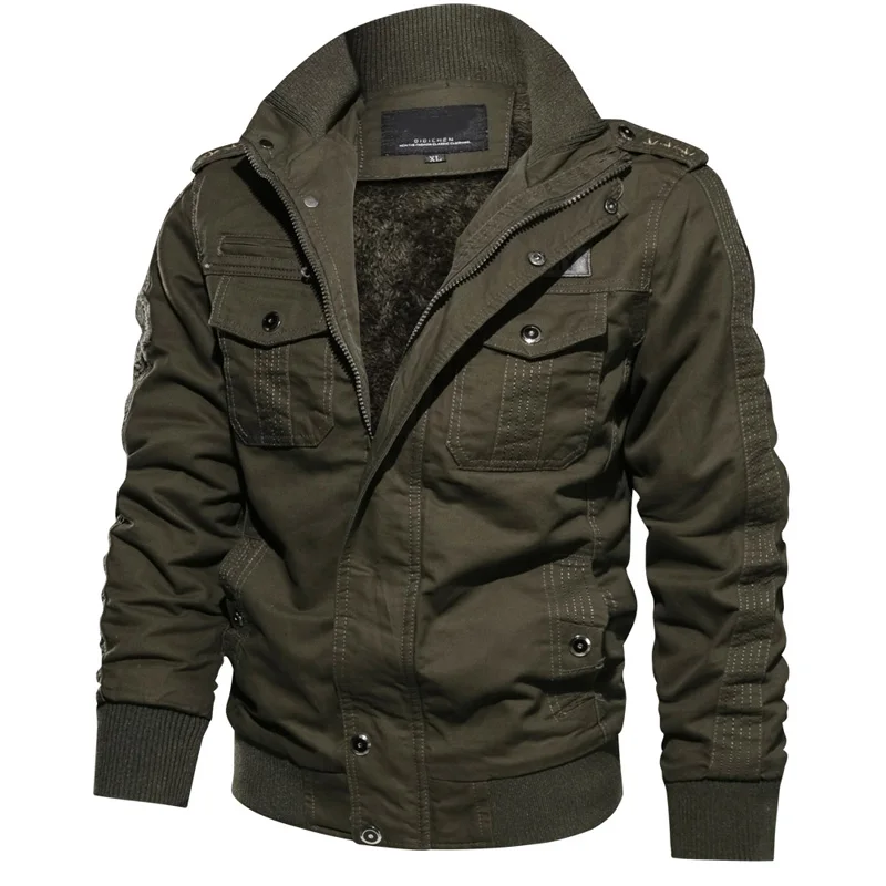 M-6XL LetsKeep, зимняя флисовая куртка-бомбер, мужские значки, военные армейские куртки, пальто, мужские тактические парки, верхняя одежда, большие размеры, MA498