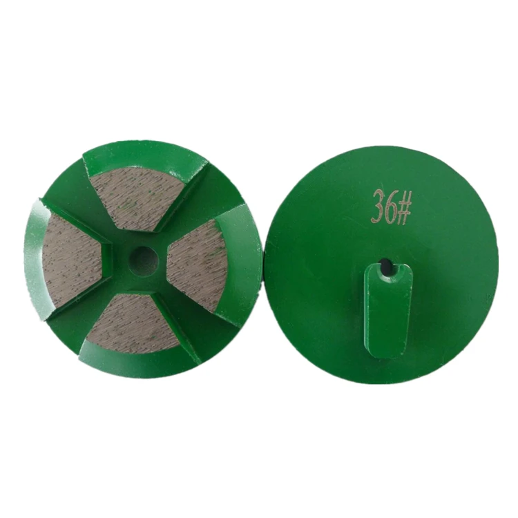 GD14 Redi Lock Diamond Concrete Grinding Disc Cup Wheel with Four Segments for Rough Terrazzo Floor 9PCS | Инструменты