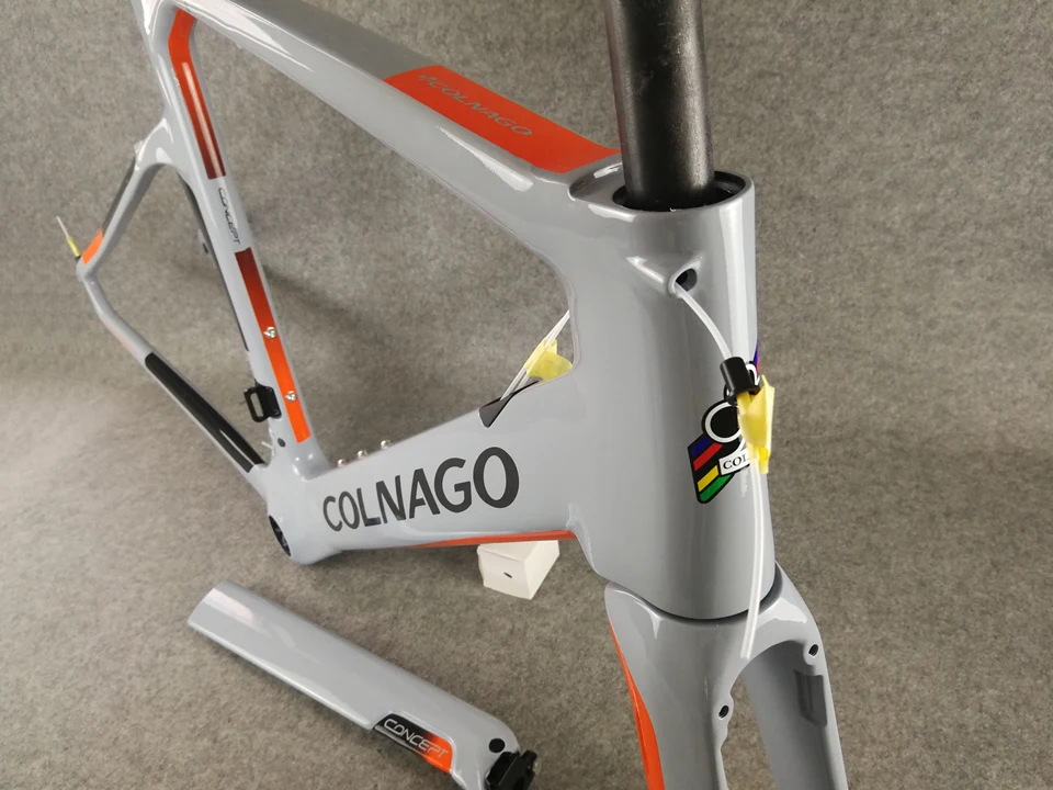 Одежда высшего качества Colnago Concept набор углеродных дорожных Рам ободной тормоз