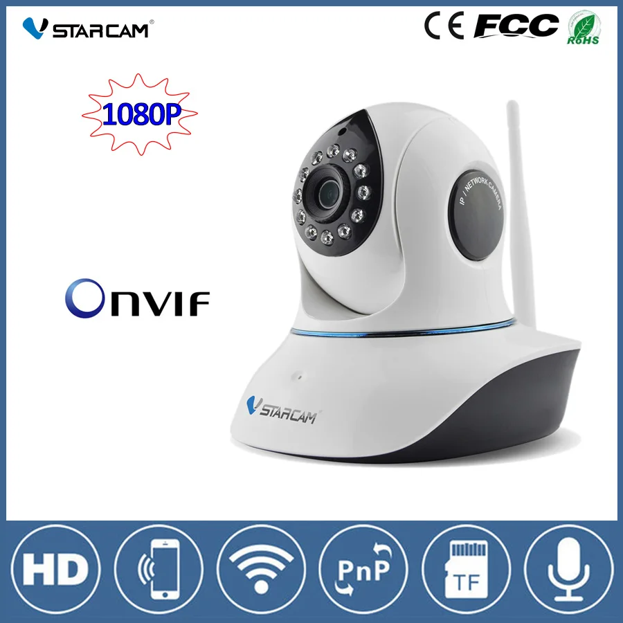 VStarcam 1080P Wifi CCTV PTZ IP camera 2MP Full HD Night Vision Wireless Home Security camera IP 2-way Audio ONVIF Surveillance
