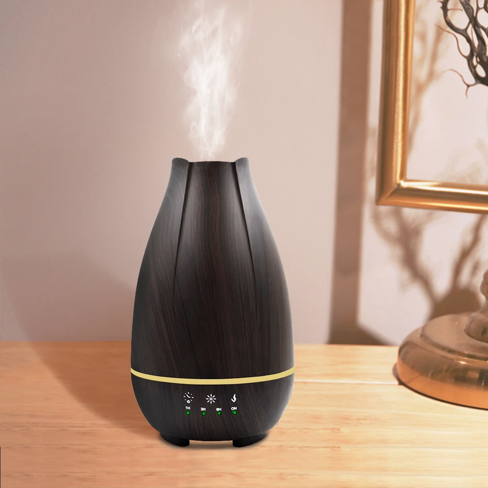 

Humidifier Auto Shut Off Essential Oil Diffuser Cool Mist Maker Fogger Air Humidifier 7 Led color Changing Lamp 500ml Home desk