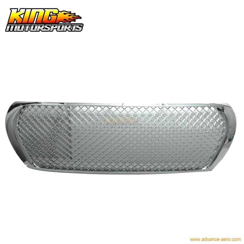 

For 08-09 Toyota Land Cruiser Mesh Chrome Front Hood Grill Grille USA Domestic Free Shipping Hot Selling