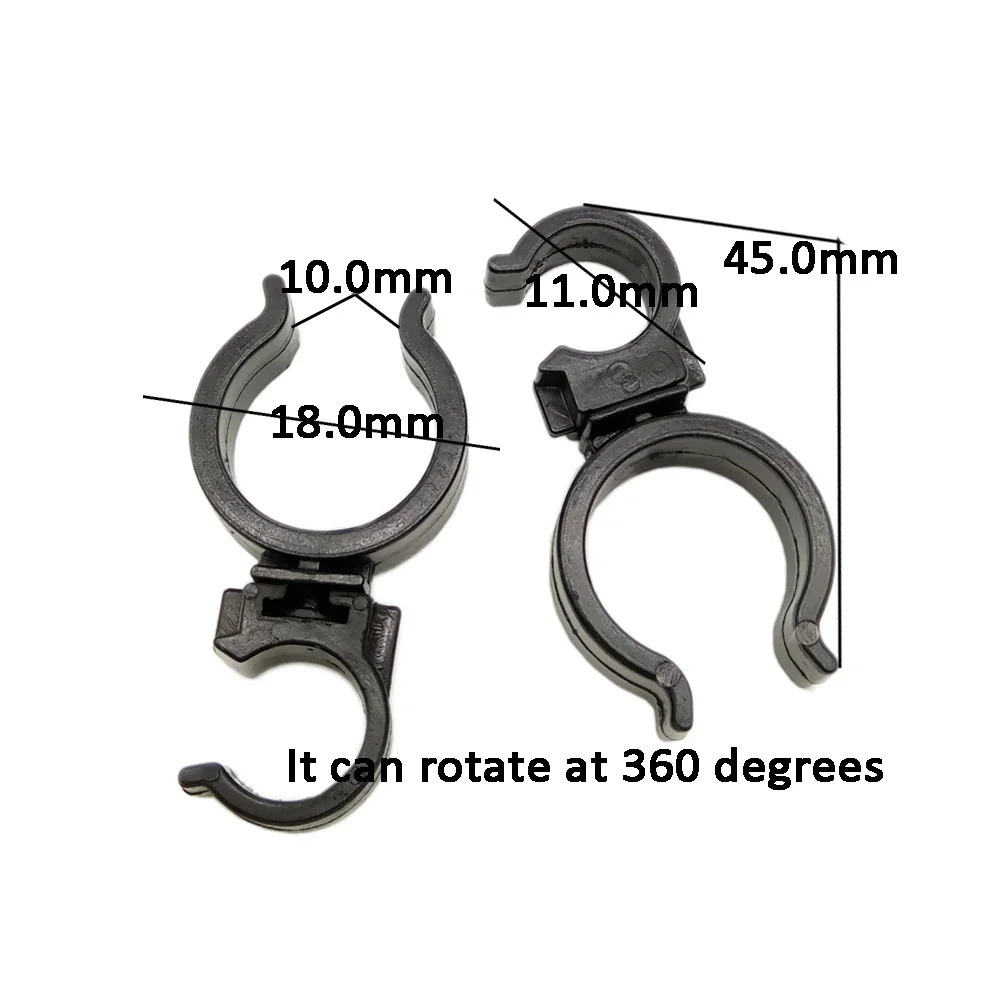 Aliexpress.com : Buy Car Wiring Harness Fasteners Hose clamps 360 Degree Rotary Type Industrial Route Fixing Clips Spacer bracket Pipe Cable Tie Wrap from ...
