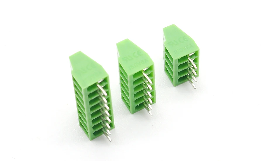Morsettiera A Vite Per PCB - Connettore Universale 10/12 Pin, Passo 2.54mm, Verde - Per Circuiti Stampati - Foto 5