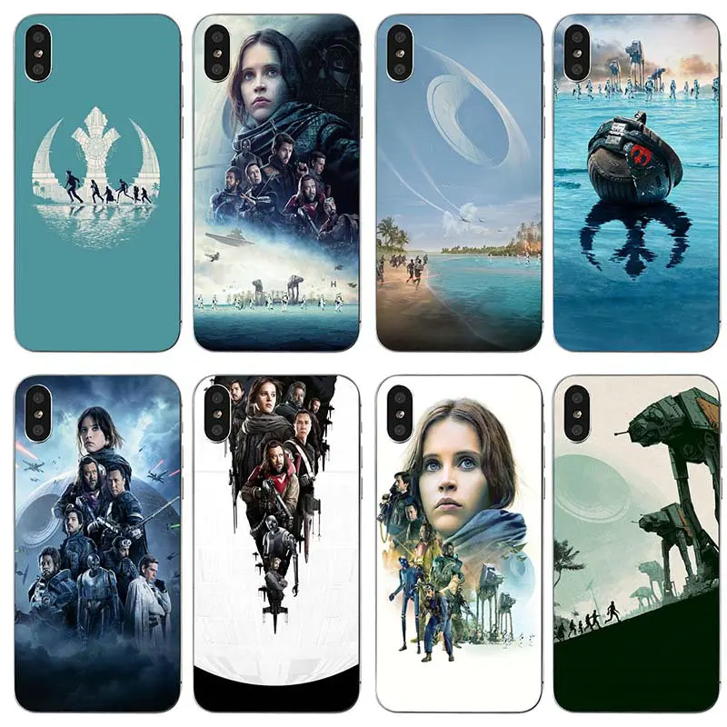 Hot Rogue One A Star Wars Story Soft TPU Silicone Mobile Phone Cases for iphone 6 6S 7 8 Plus 4 4S 5 5S SE X XR XS Max Shell | Мобильные