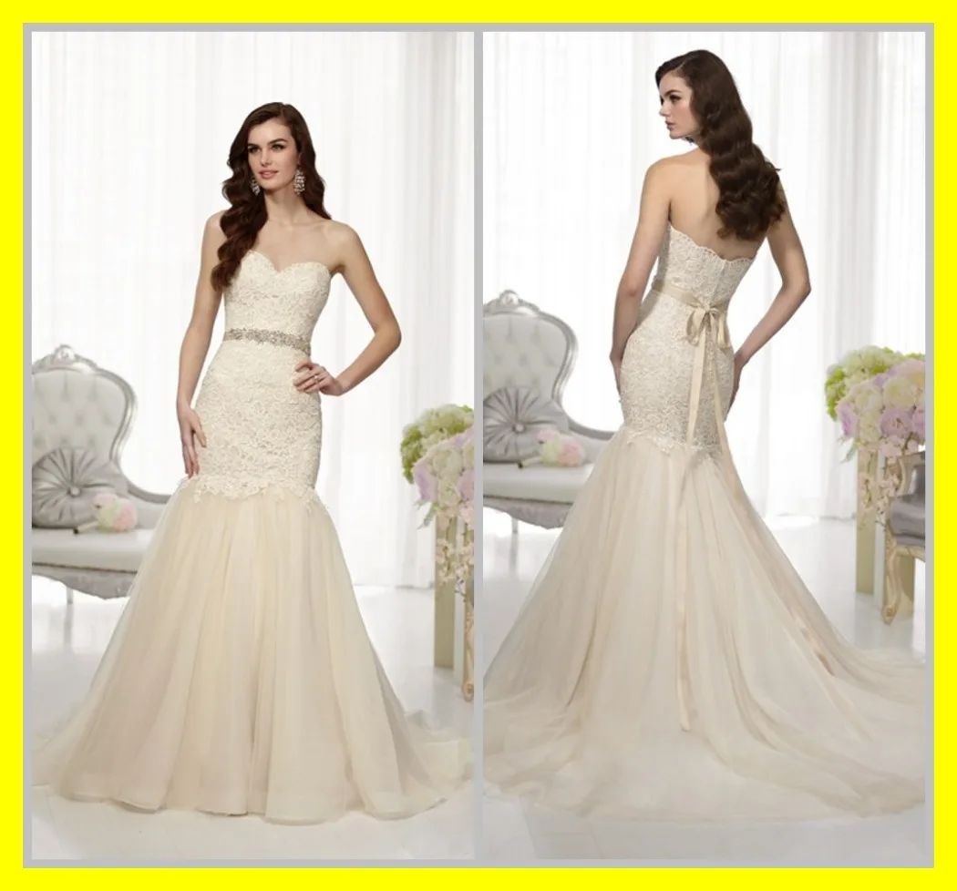 Tea Length Wedding Dresses Mermaid Floor-Length Sweep/Brush Train Sashes Sweetheart Off The Shoulder Sleeveless Natural Backless | Свадьбы и