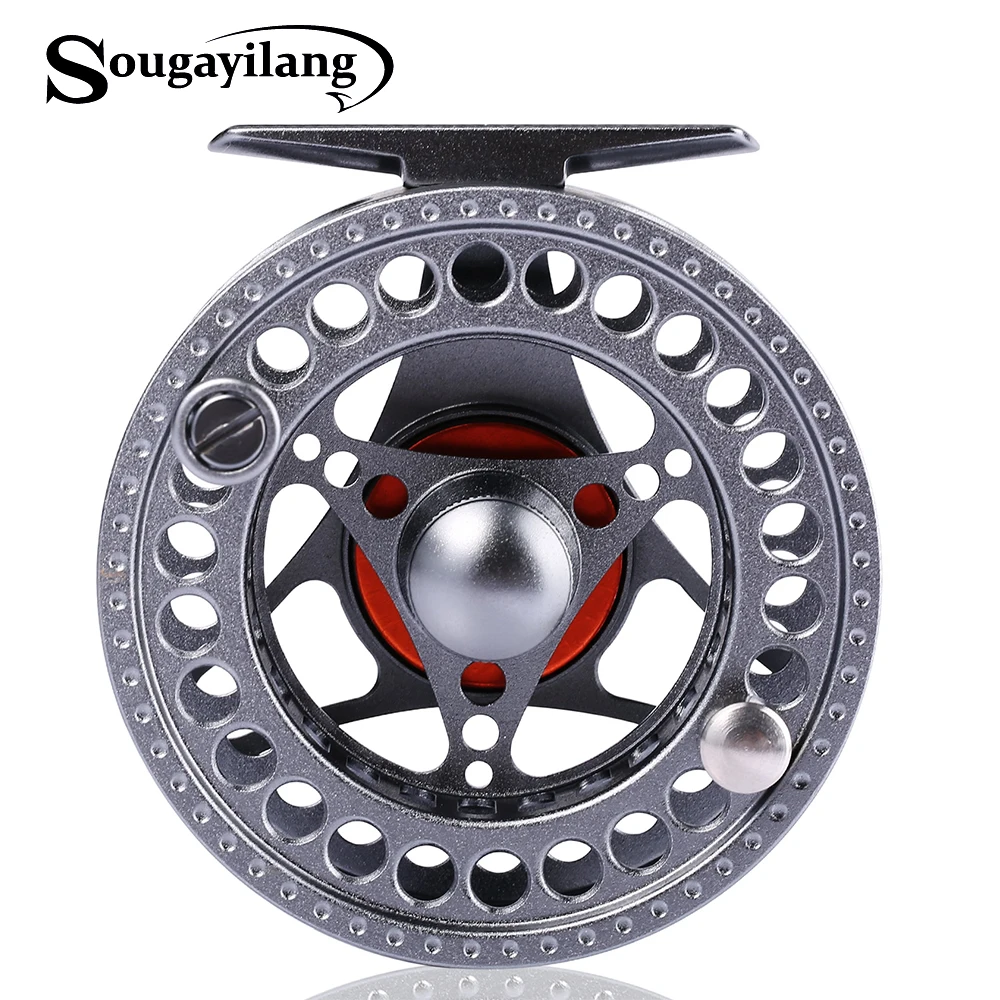 Sougayilang 5/6 катушка для ловли нахлыстом Рыболовная резки зажигалки кастинговое