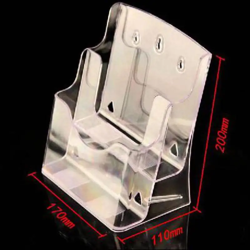 

A5 Acrylic Data File Brochure literu Display Stand 2 Layer Half-page Brochure Holder Book Data File Holder Display Rack