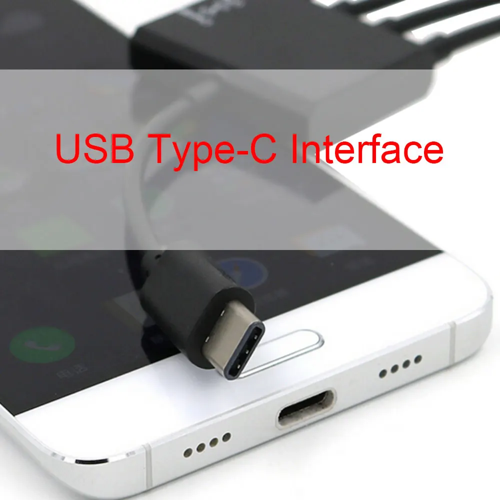Usb type C OTG кабель 4 порта концентратор адаптер USB 3,1 type C концентратор USB 2,0 порт концентратор Conventer Для Sansumg Xiaomi huawei - Цвет: Type C OTG HUB