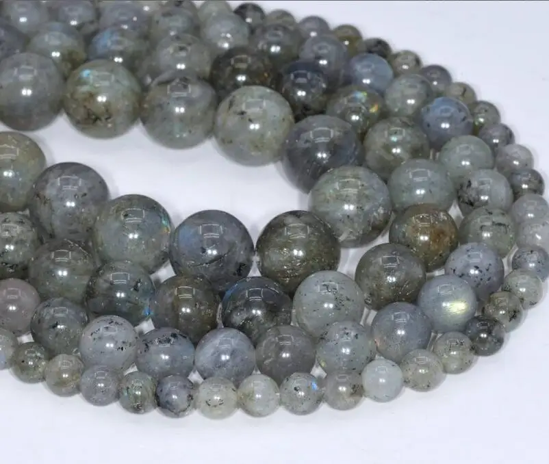 

Labradorite Beads 10 mm Labrodorite Gemstone Round Beads 40 cm strand.Free shipping