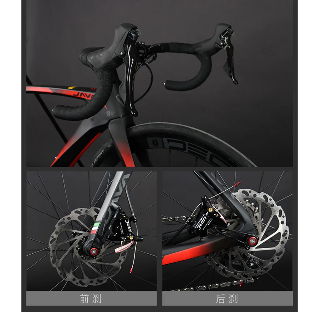 JAVA Feroce Carbon 700C Road Bike With 105 R7000 Shifter Aluminum Wheels 22 speed Hydraulic Disc Brake Racing Bicycle JAVA Feroce Carbon 700C Road Bike With 105 R7000 Shifter Aluminum Wheels 22 speed Hydraulic Disc Brake Racing Bicycle