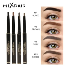 MIXDAIR, 4 цвета, карандаш для бровей, натуральный, водостойкий, долговечная краска, тату, карандаш для бровей, макияж глаз, косметика