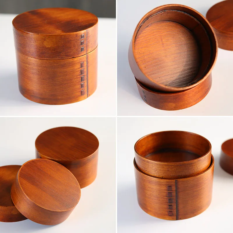 US $26.45 Japan Style Lunch Box Natural Wooden Box Bento Box Student Package Box Sushi Case
