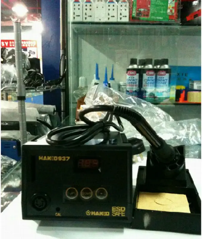 Бесплатная доставка! 220V HAKKO 937 паяльник для отпайки станция Электрические