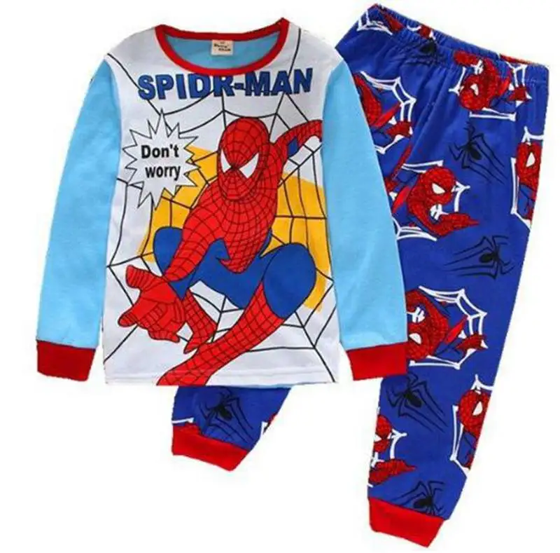 Осенне-зимние пижамы для мальчиков, Детский комплект, детские пижамы, комплекты одежды, детские пижамы, Детская Пижама с рисунком, одежда для сна