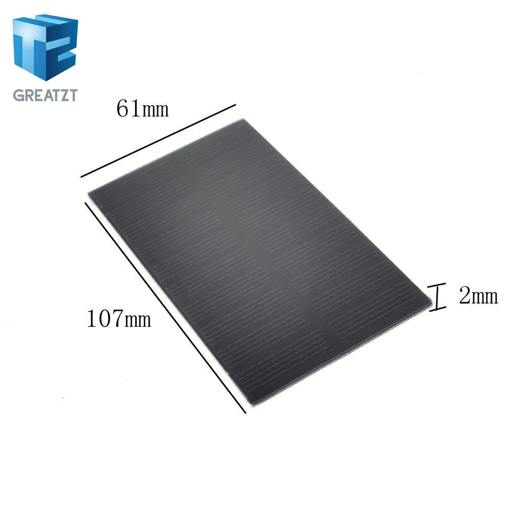 

smart electronics Solar Panel 1W 5V electronic DIY Small Solar Panel for Cellular Phone Charger Home Light Toy etc Solar Cell