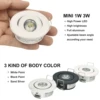 Mini led spot downlights 1W COB 3W LED recessed spot dimmable round led for home cabinet showbox 2