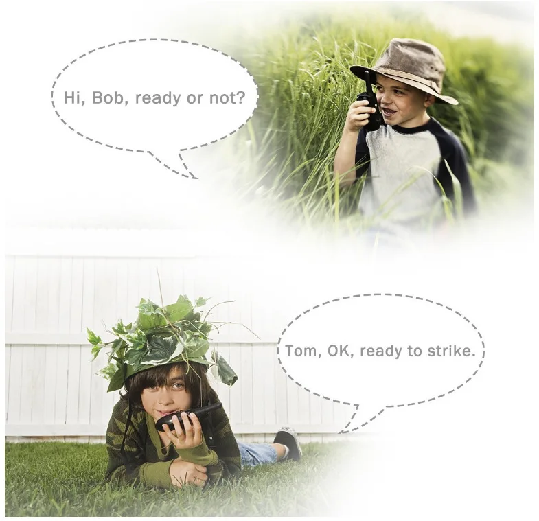 Creative Children Walkie Talkie Outdoor Hand-Held Mini Children Game Call Walkie-Talkie