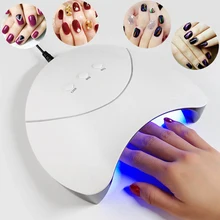 Новое поступление 36 Вт Сушилка для ногтей светодиодный светильник для ногтей гелевая лампа для ногти; маникюрный салон дизайн художественные инструменты сушка быстро сушилка лампа USB зарядка 12 Светодиодный s