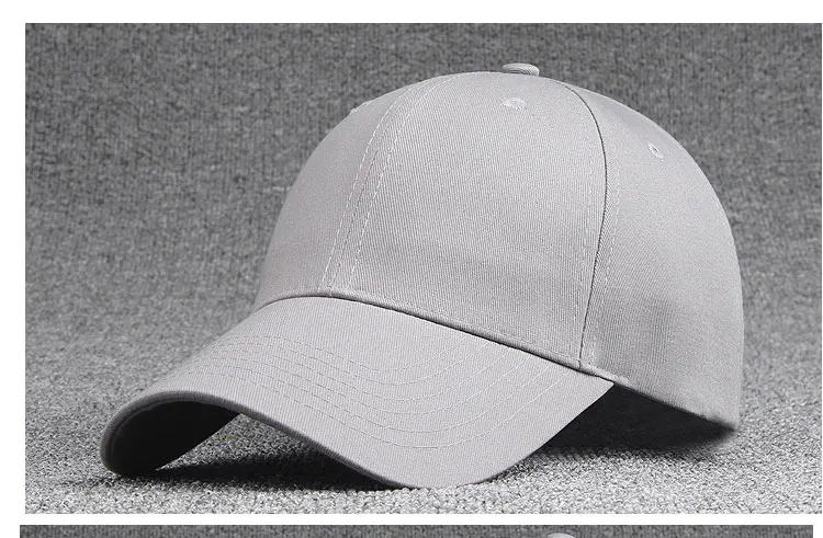 women's cap men solid unisex black women men's baseball cap men female pink with a gift (31)