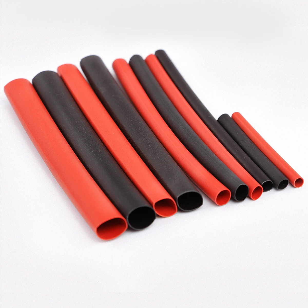 

150Pcs/Set Heat Shrink Tubing Ratio 2:1 Polyolefin Tube Sleeving Shrinkable Wrap Electrical Wire Cable Connectors Assortment
