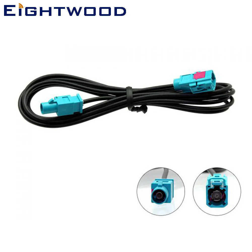 

Eightwood 1M Fakra Z Male to Female Lead Car DAB Satellite Radio GPS GSM Antenna Aftermarket Adapter Extension Cable 3.28ft