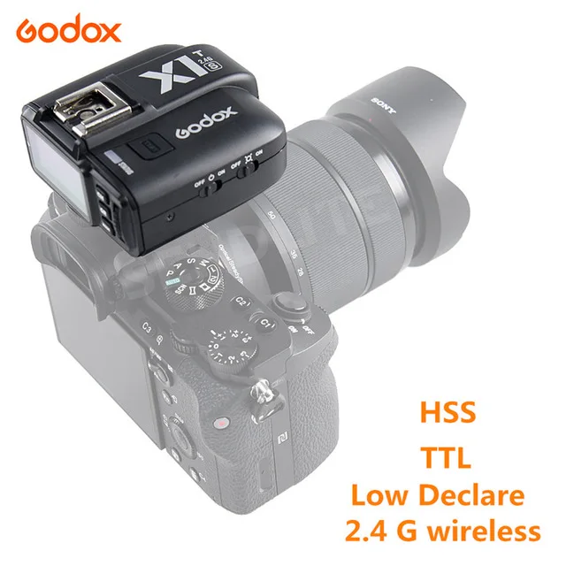 Godox X1T S TTL Trigger 1/8000s 2 4G беспроводной Trans mi tter для камер Sony Alpha A6000 A6500 A6300 A58 A7SII A37 с MI
