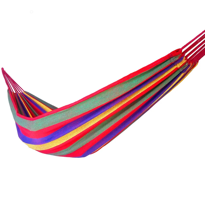 Hot sale Canvas Hammock Double Spreader Bar Outdoor Camping Hammocks