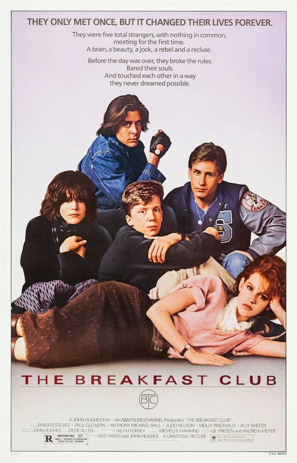 

THE BREAKFAST CLUB Movie SILK POSTER Decorative painting 24x36inch