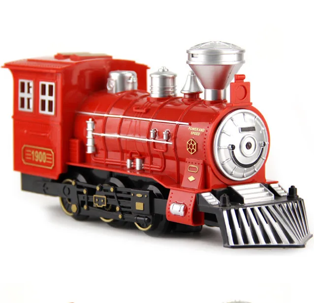 Electric music classic thomas train toys model car for kids electric