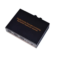 Digital to Analog Audio Decoder Converter with SPDIF Toslink 3X1 Switch Support 5 1 Channel Audio SPDIF L R Headphones Audio