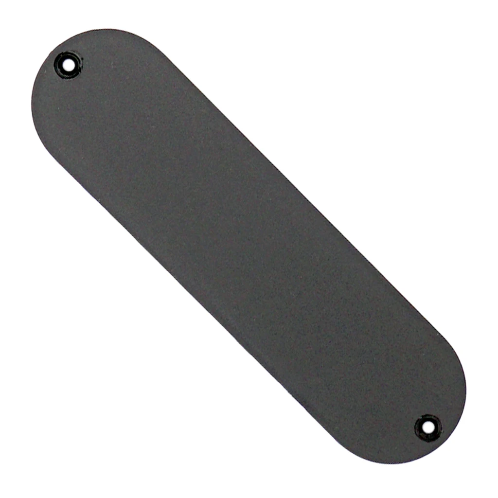 1x Electric Guitar Accessory Back Plate Cavity Switch Cover Back Cover Black