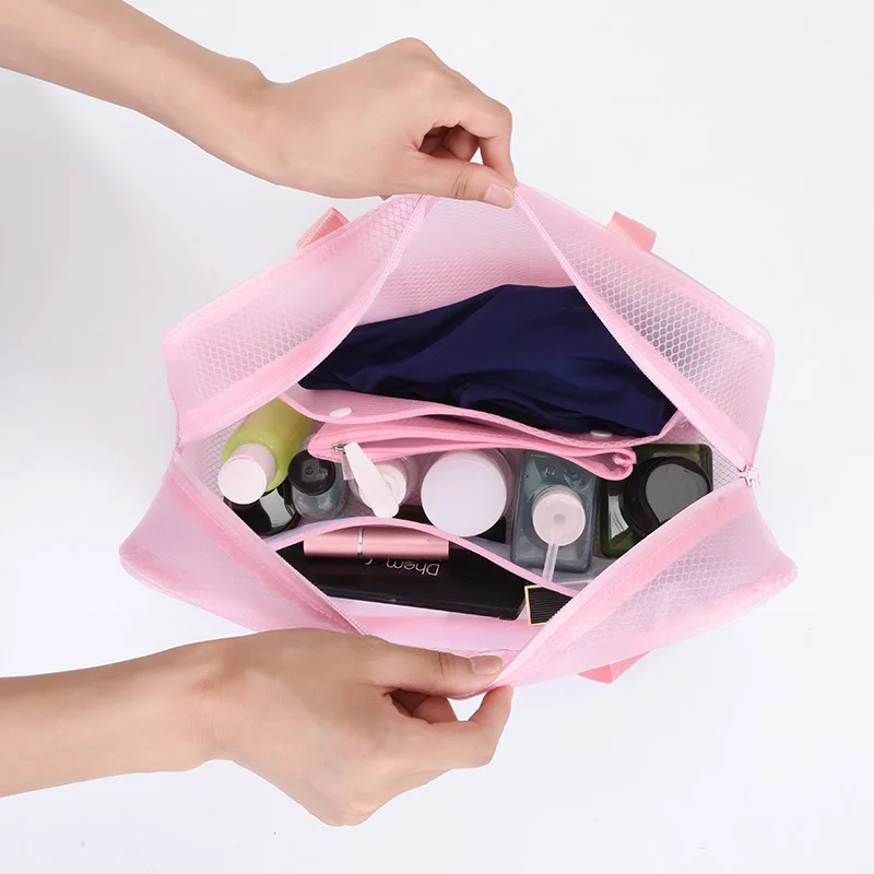 QIUYIN Outdoor Travel Portable Waterproof Wash Bag Cosmetic Bag Yoga Gym Bag Swim Bag Dry and Wet Separation Large QIUYIN Outdoor Travel Portable Waterproof Wash Bag Cosmetic Bag Yoga Gym Bag Swim Bag Dry and Wet Separation Large