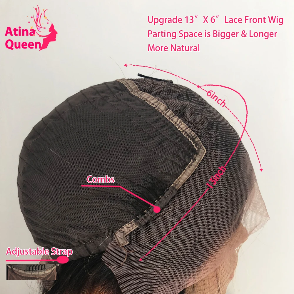 Atina 13*6 швейцарская кружевная передняя часть Pixie Cut Короткий прямой парик человеческих волос для черных женщин Remy бразильские предварительно сорванные парики