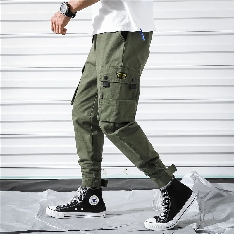 Военные мужские брюки-карго с несколькими карманами для бега, тактические брюки для мужчин в стиле хип-хоп, уличная одежда, спортивные брюки, S-6XL, LBZ121