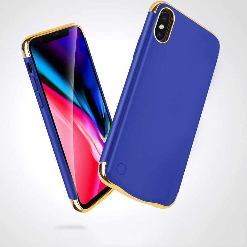 For iphone X Charge Phone Cases Fundas For iphone X 5500mAh Charging