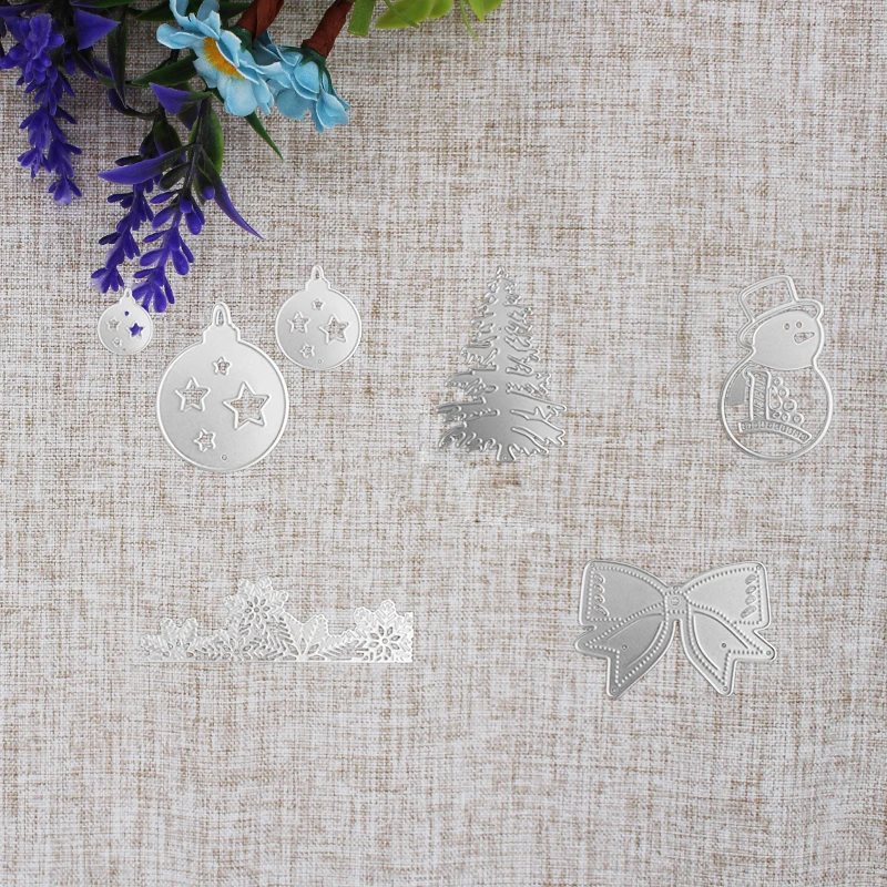 

New Creative Christmas Snowman Metal Cutting Dies Stamp Stencil for DIY Scrapbooking Photo Album Embossing Paper Card Craft