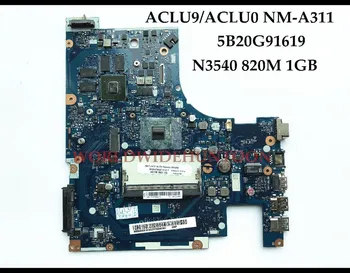 

Wholesale High quality For Lenovo G50-30 Laptop Motherboard ACLU9/ACLU0 NM-A311 5B20G91619 N3540 DDR3 820M 1GB 100% Fully Tested