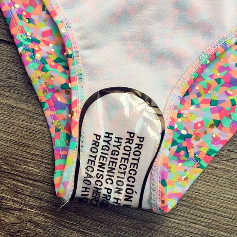 

Girl bikini two-piece Swimsuit Bow Knot Floral Printed Bikini Tops Bottoms portswear & accessories