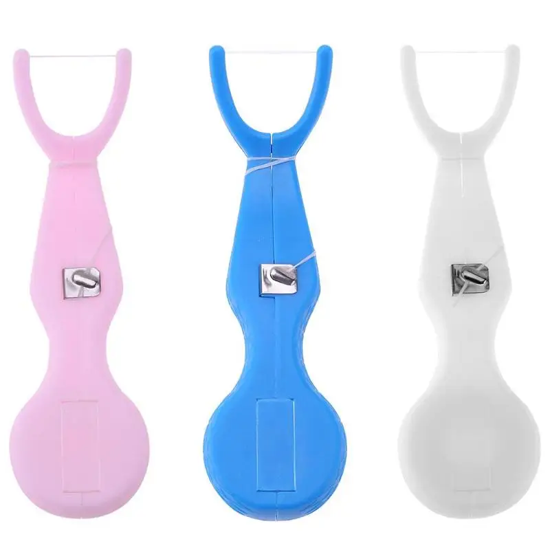 

1PC Dental Floss Teeth Stick Toothpick Interdental Brush Cleaner Tooth Pick Flosser Dental Rack Oral Care Teeth Whitening