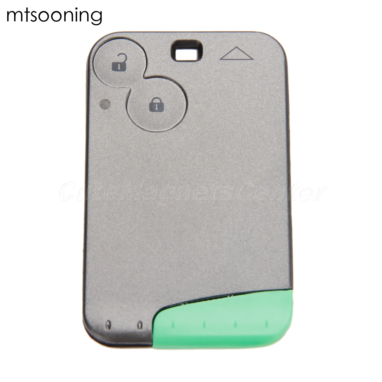 

mtsooning Keyless Smart Card Remote Key Fob 2 Buttons 433MHZ PCF7947 Chip for Renault Laguna Espace Vel-Satis