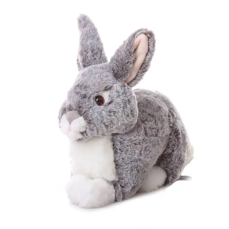 Millffy Новое поступление Реалистичная мягкая игрушка кролик плюшевый талисман peluches кукла для детей - Цвет: As picture
