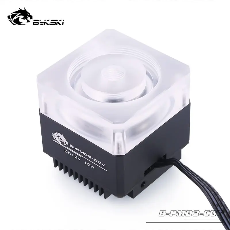 Bykski DDC насос DC12V 15 Вт Максимальный подъем потока 4 метра 450л/ч радиатор размер 62*62*58